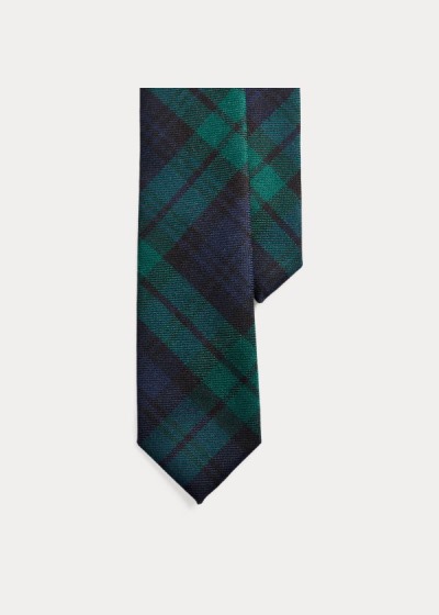 Men's Polo Ralph Lauren Tartan Wool Narrow Ties | 843910TDK